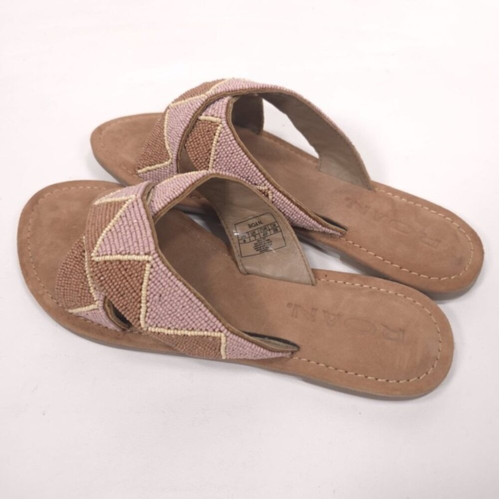 NWB Roan by Bedstu Women’s Quality Bahama Bead Sandals Scoop Bead Scobed - Picture 6 of 11